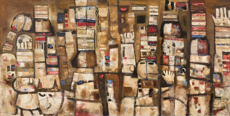 Fateh Moudarres | Syrian 1922-1999 6ea864 0f7a15a73ae54b7a978b87e6bff3a74dmv2
