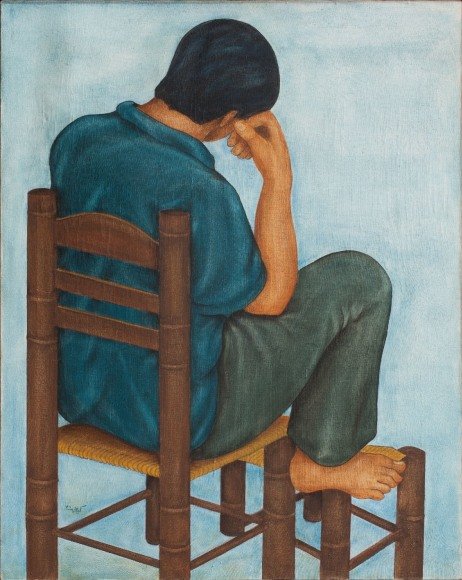 Louay Kayali | Syrian 1938-1978 a painting for the old master Louay Kayali
