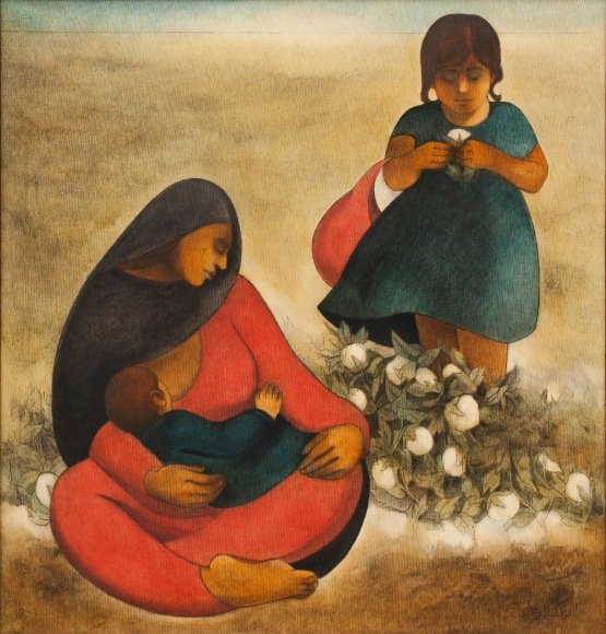 Louay Kayali | Syrian 1938-1978 a painting for the old master Louay Kayali