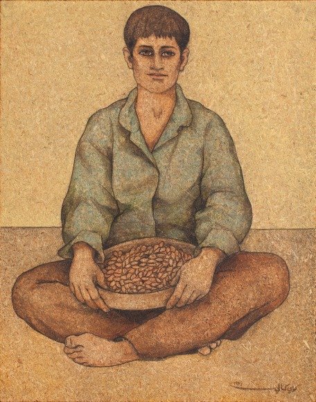 Louay Kayali | Syrian 1938-1978 a painting for the old master Louay Kayali