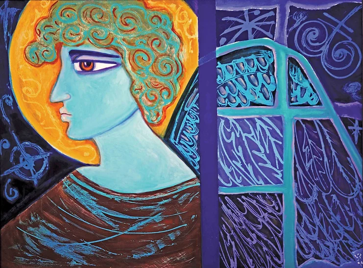 Thuraya Al-Baqsami | Kuwaiti 1952 a painting for the lod master Kuwaiti Thuraya Al-Baqsami | Kuwaiti 1952