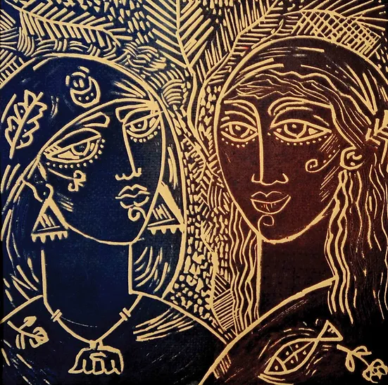 Thuraya Al-Baqsami | Kuwaiti 1952 a painting for the lod master Kuwaiti Thuraya Al-Baqsami | Kuwaiti 1952