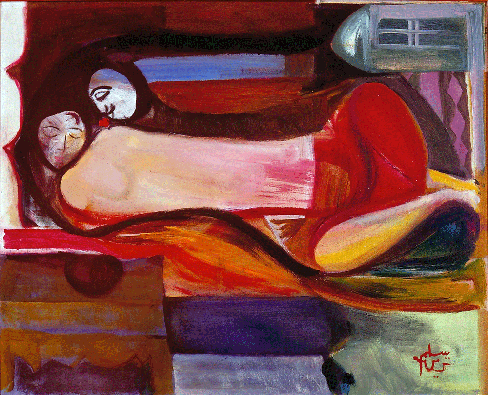 a painting for Naziha Salim | Iraqi 1929-2007