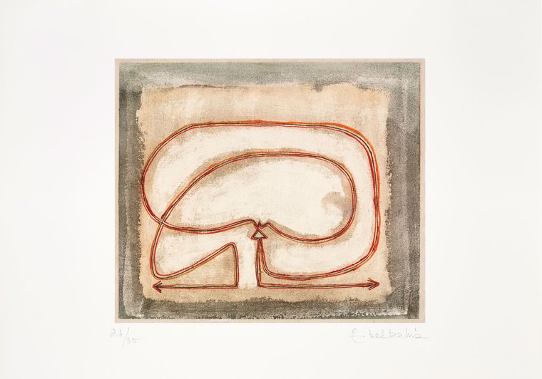 Farid Belkahia | Moroccan 1934-2014 a painting for the old master Moroccan Farid Belkahia | Moroccan 1934-2014