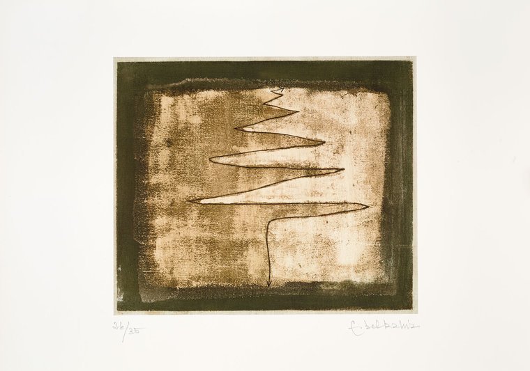 Farid Belkahia | Moroccan 1934-2014 a painting for the old master Moroccan Farid Belkahia | Moroccan 1934-2014