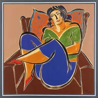 Painting of the old master artist Hussein Madi | Lebanese 1938
