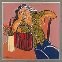 Painting of the old master artist Hussein Madi | Lebanese 1938