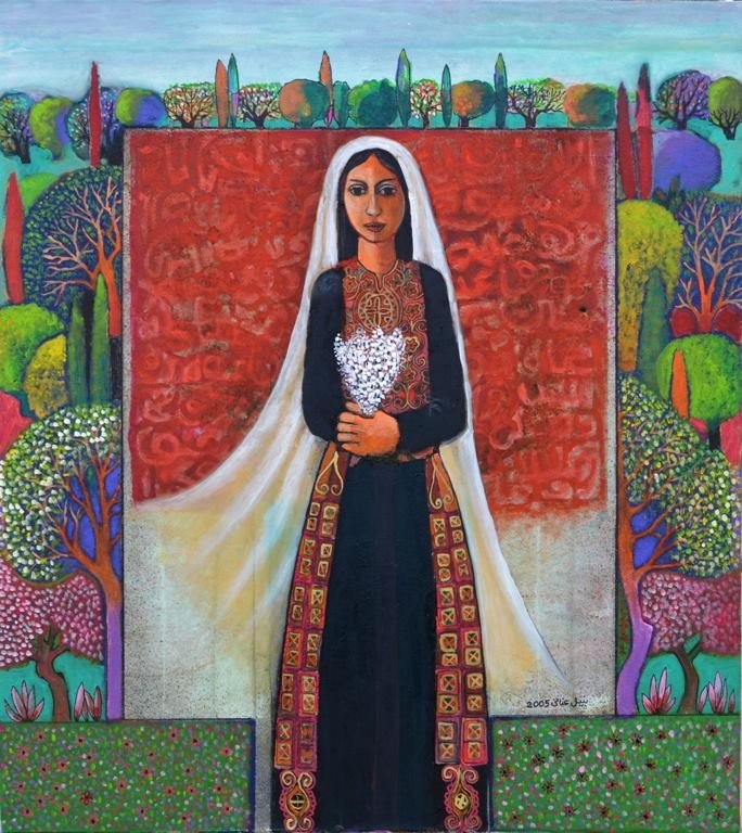 Nabil Anani | Palestinian 1943 a painting for the Palestinian old master artist Nabil Anani | Palestinian 1943