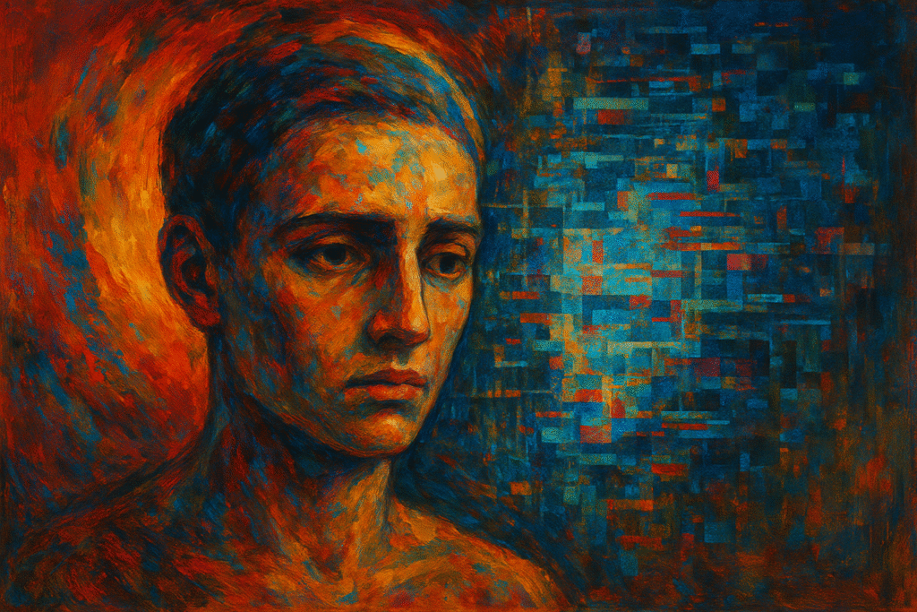 a poster for article about After the Hype: Is AI Art Already Losing Its Edge?