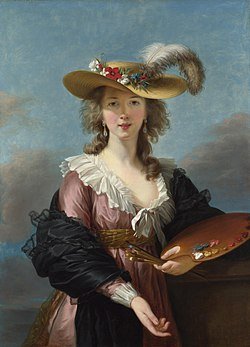portrait of Elisabeth Louise Vigée Lebrun