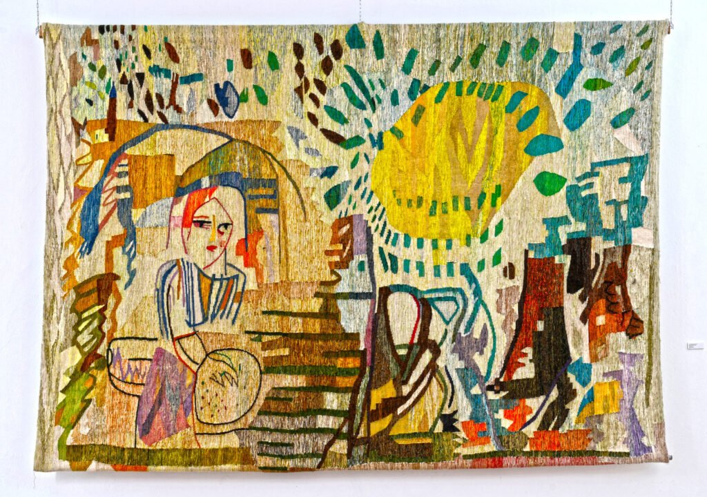 a painting for the famous Tunisian safia farhat
